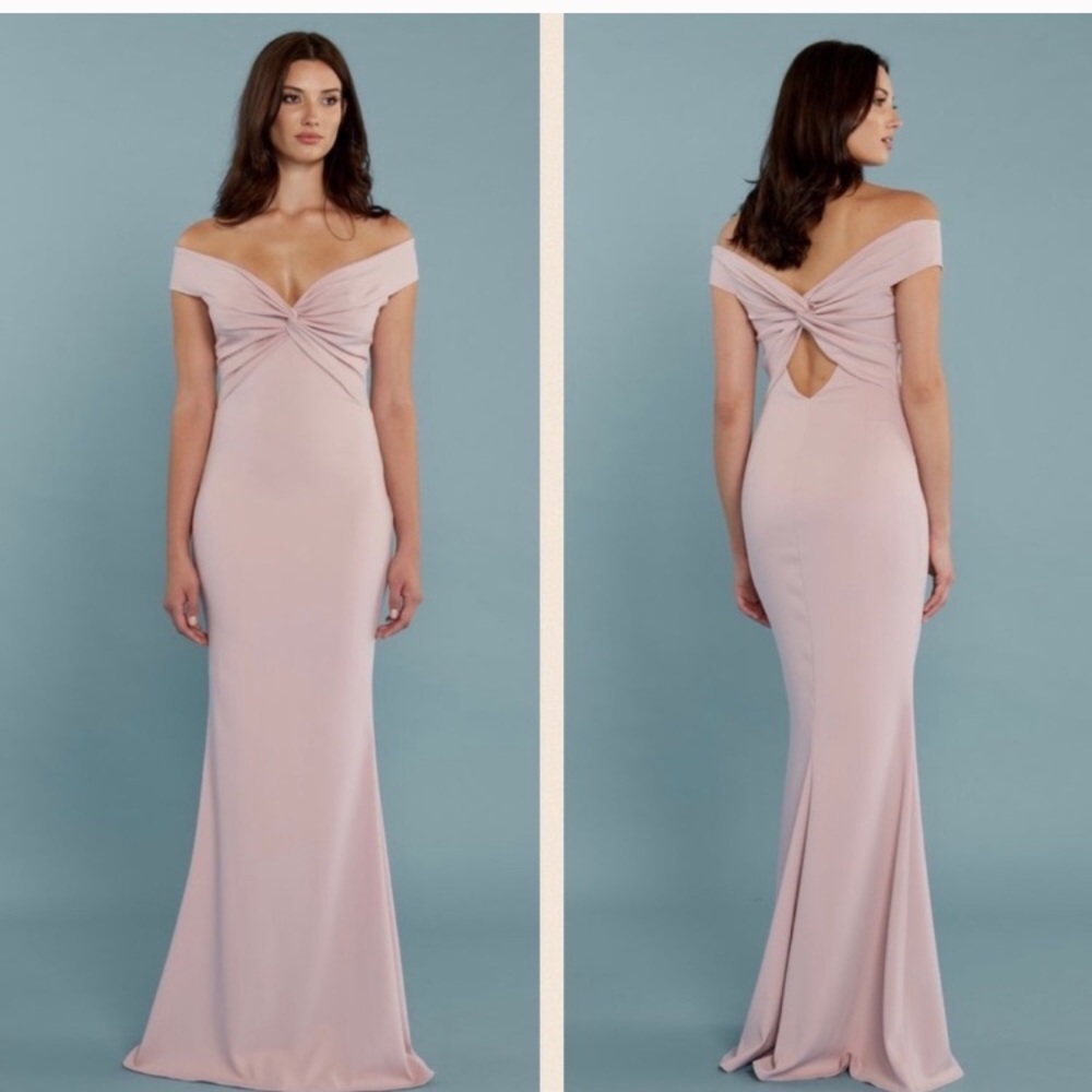 Katie May Liu Knot Front Dress - Ballet bridesmaid wedding prom gala NEW